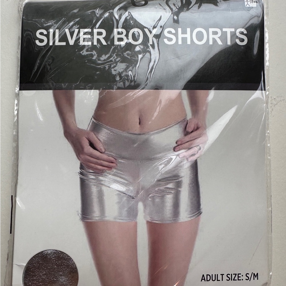 Silver Boy Shorts